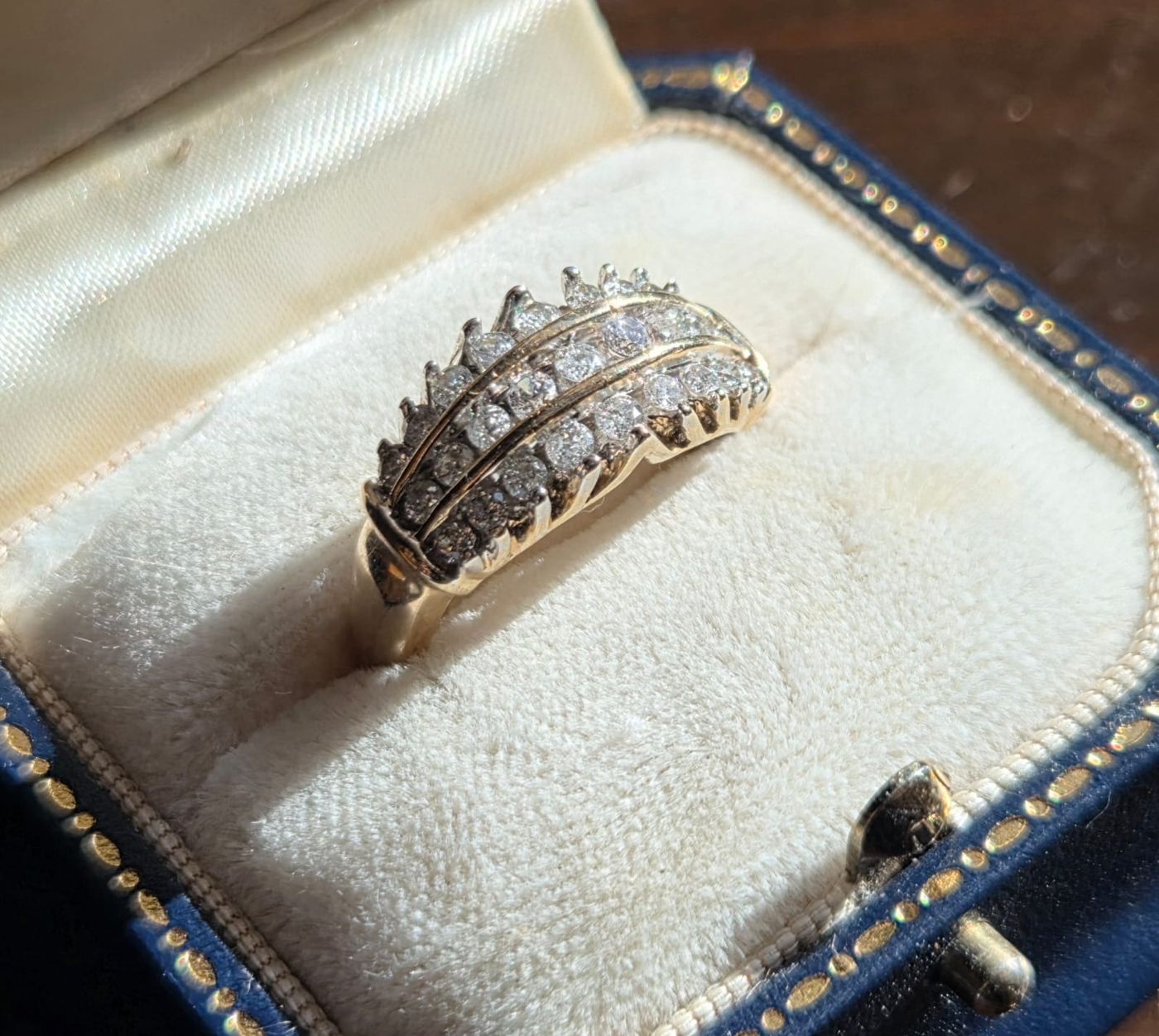 9ct Gold Diamond Cluster Ring